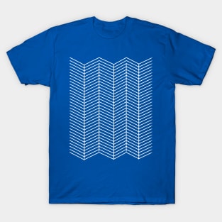 Blue Herringbone 1 T-Shirt